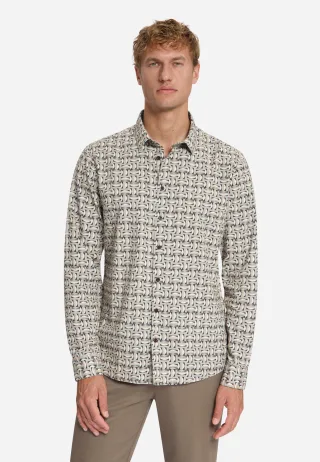 No Excess - Shirt Allover Printed stone - Gr. - M