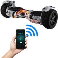 Robway Balance Scooter 8,5” Hoverboard Offroad X2 Samsung Akku & Bluetooth Lautsprecher, 700,00 W, 15,00 km/h, (Hoverbaord, Balance scooter, Balanceboard, 1 tlg., Hoverbaord, Hoverboard, Balanceboard, Skateboard, Driftscooter), Self-Balance-Scooter, 