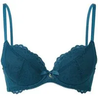 Gossard Dekolleté-BH Lace Push-Up BH Inkblue (Push-Up, 1-tlg., Spitze/Netz) verführerisch sexy