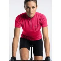 CMP Radtrikot Kurzarm-Design, mit Rundhalsausschnitt und Reißverschluss