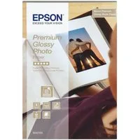 Epson Fotopapier Premium Glossy, Format 10x15 cm, leicht glänzend, 255 g/m², 40 Blatt