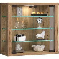 VCM Hängevitrine Wandvitrine Hängevitrine Glasvitrine Vitrosa S VCM Wandvitrine Vitrosa 40x43x18 cm Holzwerkstoff, Glas