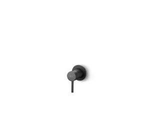 JEE-O Slimline Unterputz- Brausearmatur, kleine Rosette, schwarz strukturiert, 800-2403 800-2403