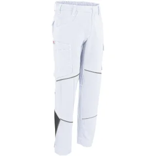 KÜBLER ICONIQ cotton Hose weiß/anthrazit 52 - 2340 1301-1097-52