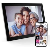 Xoro CPF 10CF -11CF Smartes Display für Foto‑ und Videowiedergabe Digitaler Bilderrahmen (25,65 cm/10.1 ", 1280 × 800 Pixel, 16 GB, Intuitive Bedienung mit automatischer Bildrotation und App‑Steuerung)