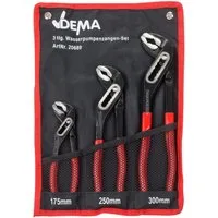DEMA Wasserpumpenzange 3 - tlg. Wasserpumpenzangen - Set