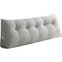 JEOBEST Rückenkissen Lesekissen für Bett und Sofa, Keilkissen Groß, mit waschbarem Bezug, Ideal zum Anlehnen im Bett