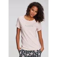 s.Oliver Pyjamaoberteil mit kleinem Frontprint