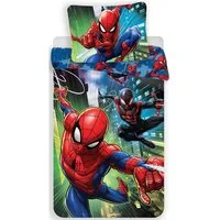 Spiderman Wendebettbezug Spiderman Peter Parker Bettwäsche Kopfkissen für 135/140x200 cm, (2 St)
