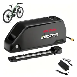 [EU Direct] Varstrom 48V 25Ah 1200Wh E-bike Battery, Downtube Lithium Pack with EVE 21700 Cells, 5-Pin Replacement Batte