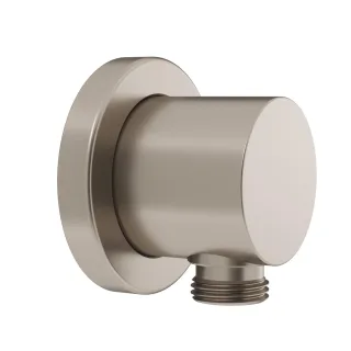 VitrA Universal Round Wandanschlussbogen mit Abgang G 1/2" Nickel gebürstet,A4522334 A4522334