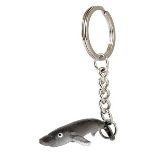 Delfin Schl?sselanh?nger aus Leder