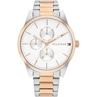 Tommy Hilfiger Multifunktionsuhr CAMILLE 1782768, Quarzuhr, Armbanduhr, Damenuhr, Edelstahlarmband, analog
