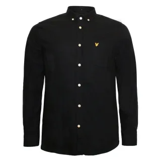 Lyle & Scott Oxford Herren Olivegrünes Hemd