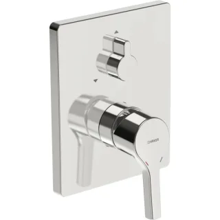 Hansa Hansapaleno Fertigmontageset 80509001 für Wannenarmatur, Drehumsteller, druckunabhängig, chrom