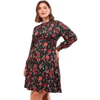 LIPSY Jerseykleid Lipsy Minikleid mit Spitze, Curve (1-tlg)