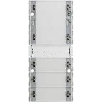 KNX Tastsensor 3 Komfort vierfach mit Inbetriebnahme-Wippe und Raumthermostat Retail