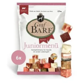 Graf Barf Juniormenü Rind 6x2,5kg