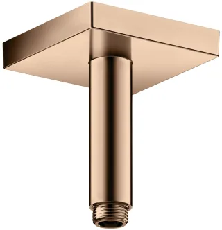 Hansgrohe Decken-Anschlussstück Axor DN15 100mm eckig, polished red gold, 26437300 26437300