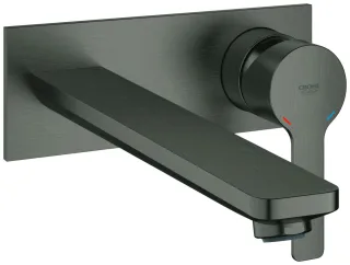 GROHE 2-Loch-WT-Wandbatterie Lineare 23444_1 FMS hard graphite gebürstet, 23444AL1 23444AL1