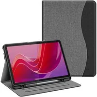 Fintie Tablet-Hülle für Lenovo Tab M11 (TB330) 11 Zoll 2024, Soft TPU Rückseite Gehäuse, mit Dokumentschlitze und Multi-Winkel Ansicht, Nicht für Tab P11 11''