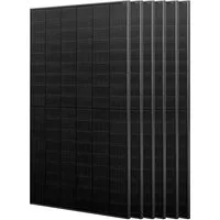 JA SOLAR Solarmodul Solarmodul 455W N-Type Bifazia Glas-Glas, 22.8% Efficiency full black, 455 W, (6-St., 22.8% Moduleffizienz), IP68