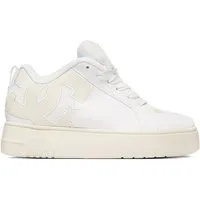 DC Shoes DC Shoes Damenschuhe Weiß DC SHOES-EO-COURT GRAFFIK PLATTFORM DC024221 Sneaker