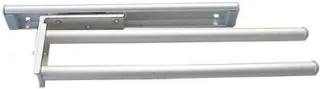 Fackelmann Handtuchhalter Aluminium 2-armig, 86953 86953