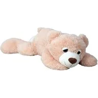 Geschenkestadl Kuscheltier XXL Teddybär liegend 100 cm – Bär als Kissen? Nein, Kuschel-Chef! (1-St., Teddybär), liegender Bär