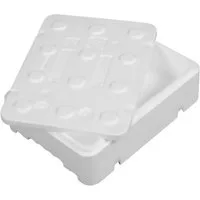 Prima Thermobehälter Styroporbox Thermobox mit Deckel 6,97 L / Innenmaß 361x261x74 mm, (Packung, 1-tlg)