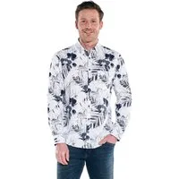 Engbers Langarmhemd Herren Hemd langarm, Saphirblau