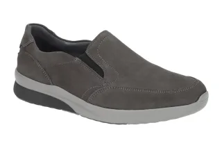 Waldl?ufer 654502 K-FABIAN Herren Slipper grau carbon basalt Echtleder Nubuck