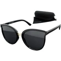 LUXXADA Sonnenbrille Damen Cat-Eye Markenbrille mit Oversize Gläser UV400 (inkl. Brillenbox und Brillenbeutel) Große Katzenaugen Linsen Getönt oder Verspiegelt