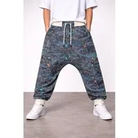 Mosranic Jogginghose Herren Baggy Yoga Hose "STREET" Trainingshose Fitness Gym Sporthose
