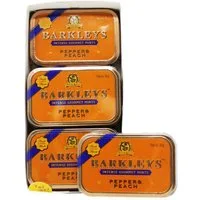 BARKLEYS Süßigkeit, Barkleys Pepper und Peach Dragees Pfeffer und Pfirsich 50g 6er Pack