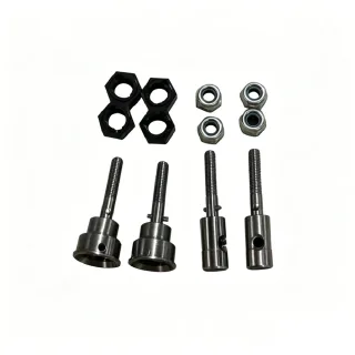 Upgraded 7mm Hex Adapter Set for LDRC 1297 1299 1/12 Rock Crawler Off-Road Truck RC Cars Vehicles Models Parts R974