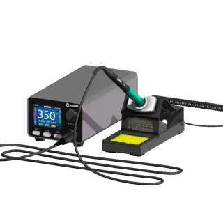 GEEBOON HC24 Heavy-Duty Soldering Station 400W Power with Color Curve Display Compatible with 115/210/245/470/T12 Solder