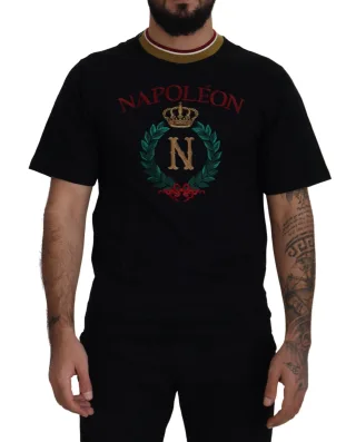 Napoleon T-Shirt mit gestickter Krone