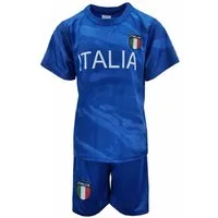 Fashion Boy Fußballtrikot Personalisiertes Fußball Fan Set Italia Italien Trikot + Shorts JS201 (Set, 2, Trikot + Shorts)