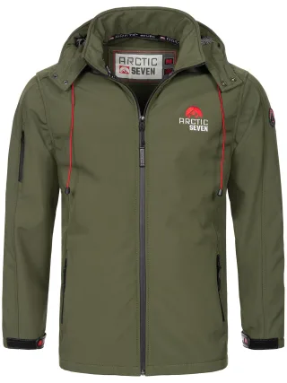 Arctic Seven Herren Softshell Jacke Olive