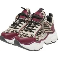 Buffalo Buffalo BINARY GLAM - VEGAN SUEDE/FUR/NAPPA Trainingsschuh