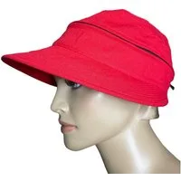 Taschen4life Sonnenhut Visor Cap 2in1 Sonnencap Basecap & Sonnenschutz in Einem, unisex, aus Leinen