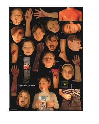 TEE-UU CRASH JUNIOR Verletzungsmuster-Set