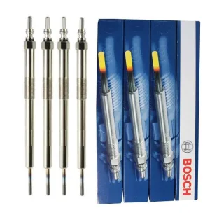 4 Bosch Gl?hkerzen GLP154 Nissan Primaster Qashqai Opel Movano B Renault