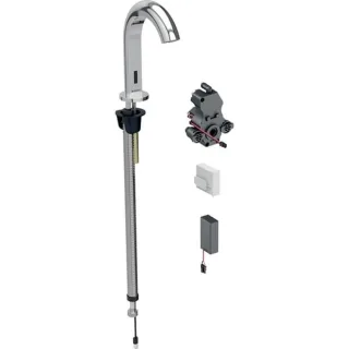 Geberit Waschtischarmatur Piave, Standmontage mit UP-Funktionseinh. Batt. o. Mischer, 116183211 116183211