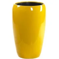 Flingora Bodenvase Cleo, mit Einsatz - Fiberglas - Indoor & Outdoor - Curry - Höhe 51 cm