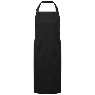 Premier Unisex Erwachsene Bio Fairtrade Certified Vollschürze (Schwarz)