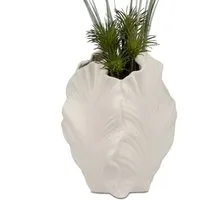 formano Dekovase Koralle, Höhe: 21cm, Farbe: Weiß, Motiv: Koralle