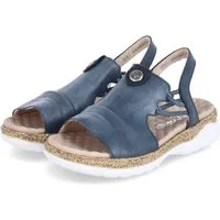 Rieker Rieker V2272-14 Damen Synthetik blue Sandalette