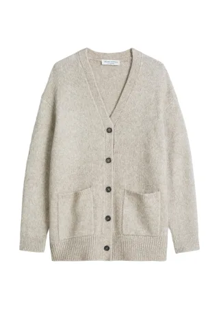 Marc OPolo Casual - Long-Cardigan loose Light Brown - Gr. - XS